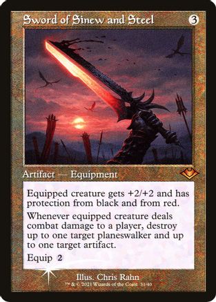 Sword of Sinew and Steel (Retro Frame)