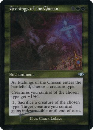 Etchings of the Chosen (Retro Frame) (Foil Etched) - Modern Horizons ...