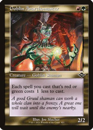 Goblin Anarchomancer (Retro Frame)