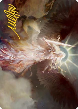 Serra's Emissary Art Card (Gold-Stamped Signature)