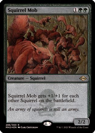 Squirrel Mob (Foil Etched)