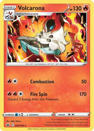 SWSH06: Chilling Reign Volcarona #024
