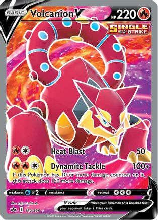 SWSH06: Chilling Reign Volcanion V (Full Art) #162
