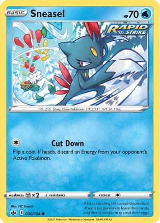 SWSH06: Chilling Reign Sneasel #030