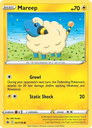 SWSH06: Chilling Reign Mareep #047