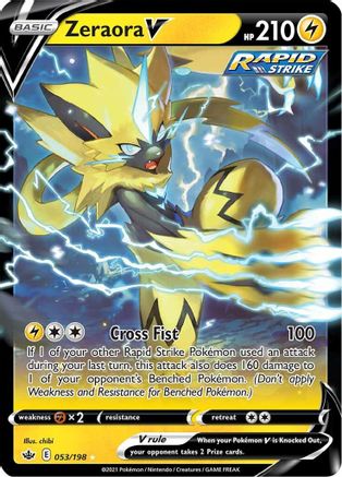 SWSH06: Chilling Reign Zeraora V #053