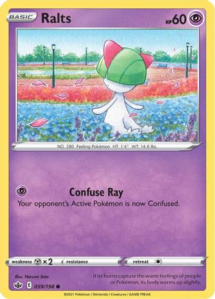 SWSH06: Chilling Reign Ralts #059