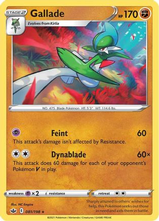 SWSH06: Chilling Reign Gallade #081