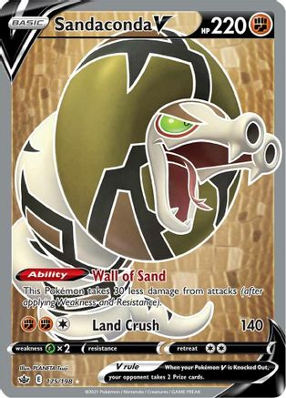 SWSH06: Chilling Reign Sandaconda V (Full Art) #175