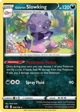 SWSH06: Chilling Reign Galarian Slowking #098
