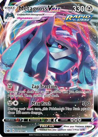 SWSH06: Chilling Reign Metagross VMAX #113