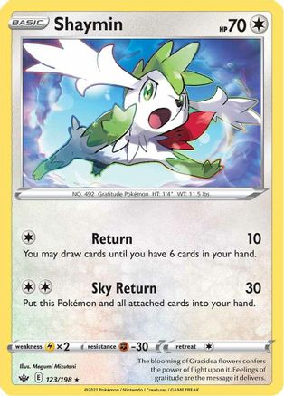 SWSH06: Chilling Reign Shaymin #123