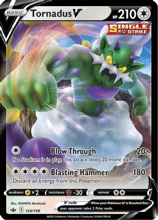 SWSH06: Chilling Reign Tornadus V #124