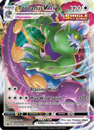 SWSH06: Chilling Reign Tornadus VMAX #125