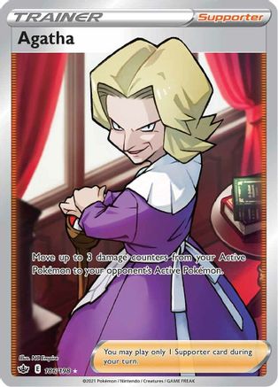 SWSH06: Chilling Reign Agatha (Full Art) #186