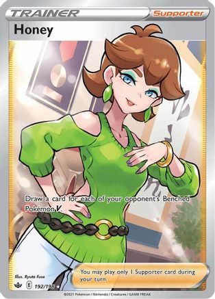 SWSH06: Chilling Reign Honey (Full Art) #192