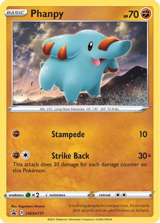 SWSH: Sword & Shield Promo Cards Phanpy #SWSH117
