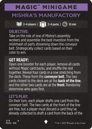 Magic Minigame: Mishra's Manufactory
