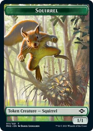 Squirrel // Goblin Double-Sided Token