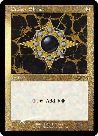 Magic: The Gathering – Carta Orzhov Signet – Commander 2018 (singola)