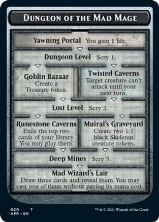 Dungeon of the Mad Mage // Goblin Double-Sided Token