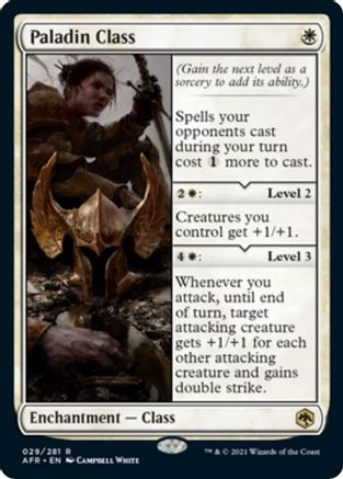 Paladin Class - Adventures in the Forgotten Realms - Magic: The Gathering