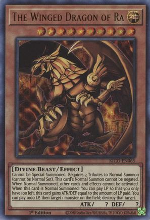 The Winged Dragon of Ra (Ultra Pharaoh's Rare) - King's Court - YuGiOh