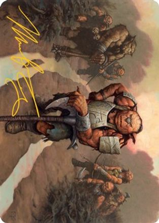 Hobgoblin Bandit Lord Art Card (Gold-Stamped Signature)