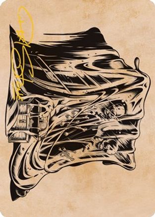 Gelatinous Cube (Showcase) Art Card (Gold-Stamped Signature)