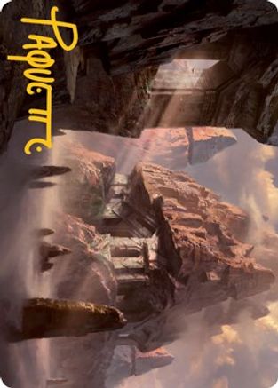 Mountain (62/81) Art Card (Gold-Stamped Signature)