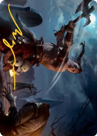 Critical Hit Art Card (Gold-Stamped Signature)