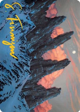 Mountain (59/81) Art Card (Gold-Stamped Signature)
