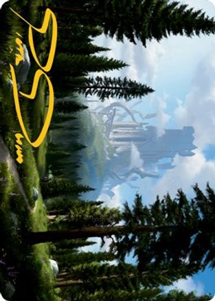 Forest (61/81) Art Card (Gold-Stamped Signature)