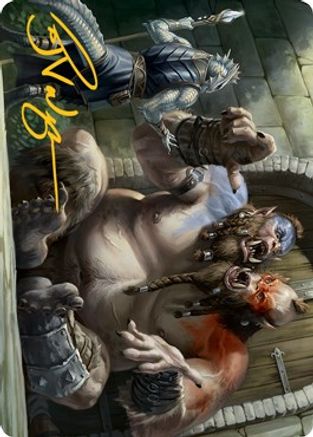Ettin Art Card (Gold-Stamped Signature)