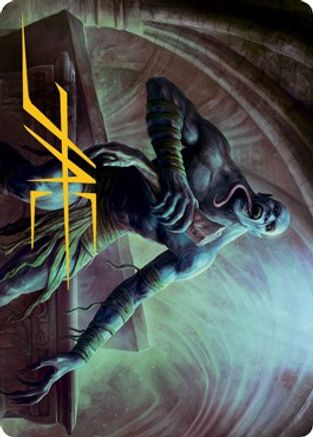 Ghoul Art Card (Gold-Stamped Signature)
