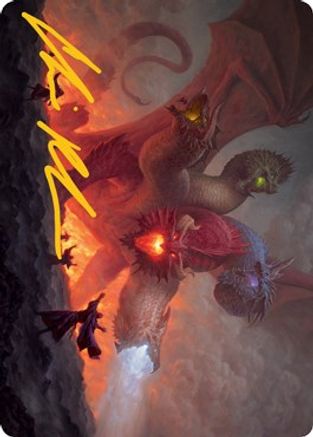 Tiamat Art Card (Gold-Stamped Signature)