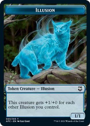 Illusion // Zombie Double-Sided Token