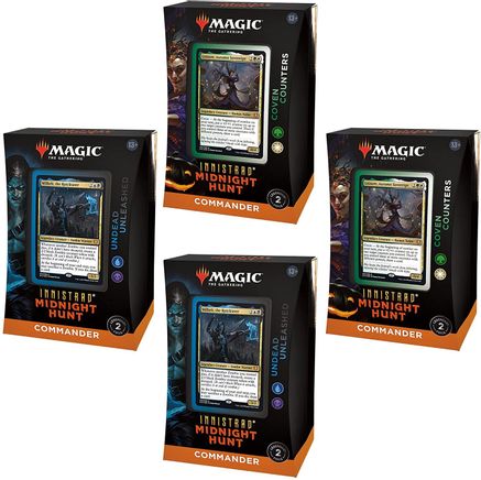 Innistrad Midnight Hunt Commander Deck Display