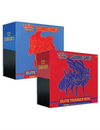 Sword & Shield Elite Trainer Box [Set of 2] - SWSH01: Sword & Shield ...