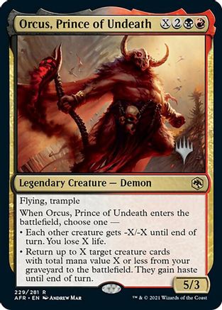 Orcus, Prince of Undeath