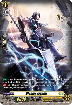Blaster Javelin (SP) - A Brush with the Legends - Cardfight Vanguard