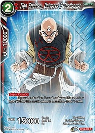 Tien Shinhan, Universe 7 Challenger