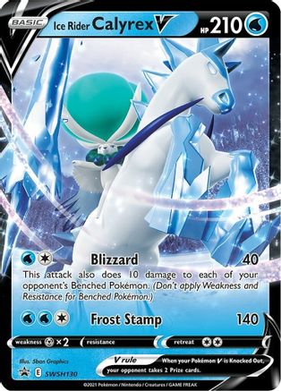 SWSH: Sword & Shield Promo Cards Ice Rider Calyrex V #SWSH130