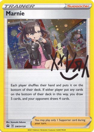 Marnie - SWSH120 - SWSH: Sword & Shield Promo Cards - Pokemon