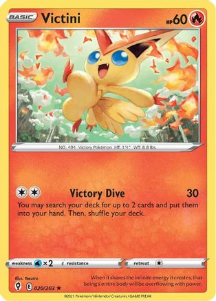 SWSH07: Evolving Skies Victini #020
