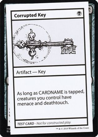 Corrupted Key (No PW Symbol)