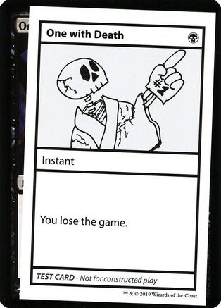 One With Death (No PW Symbol)