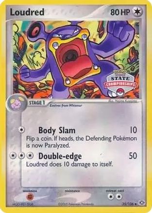 League & Championship Cards Loudred 35/106 (State Championships) #035