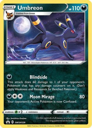SWSH: Sword & Shield Promo Cards Umbreon #SWSH129