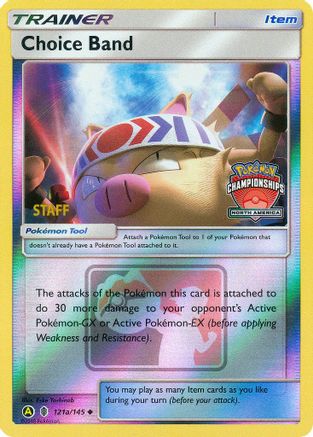 League & Championship Cards Choice Band - 121a/145 (North America Championships) [Staff] #121a